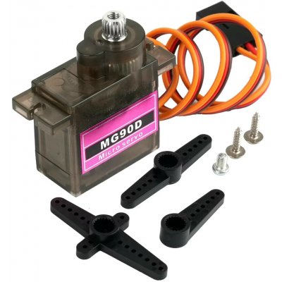 LaskaKit Mini servo MG90S 180° Plastové převody – Zboží Mobilmania