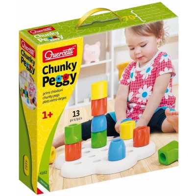 Quercetti Chunky Peggy Play Bio – Zboží Dáma