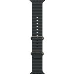 Apple Watch 49mm černý Oceánský řemínek - provedení z přírodního titanu MXTL3ZM/A – Zboží Živě