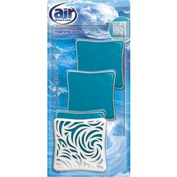 Air Menline Deo Picture Non Stop Elegant Marine Wave gelový osvěžovač vzduchu 3 x 8 g