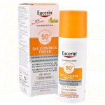 Eucerin Oil Control ochranný krémový gel na opalování na obličej SPF50+ světlý 50 ml – Sleviste.cz