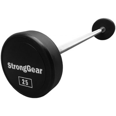 StrongGear Polyurethanová rovná bicepsová činka 17.5 kg