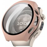 VSECHNONAMOBIL 111152 PC FULL COVER Plastový kryt se sklem pro Huawei Watch 5 46mm růžový – Zboží Živě