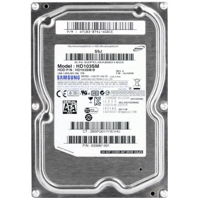 Samsung 1TB SATA III 3,5", HD103SM – Hledejceny.cz