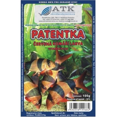 Aquarimex mražené patentka 100 g