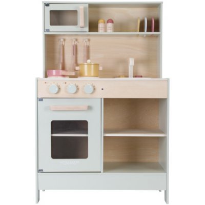Little Dutch Kuchyňka dřevěná Mint s mikrovlnkou Little Dutch – Zboží Dáma