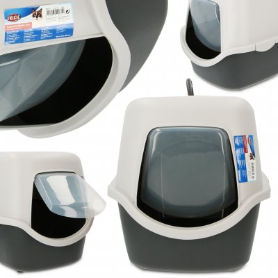 Trixie Vico WC kryté s dvířky, bez filtru 56 x 40 x 40 cm – HobbyKompas.cz
