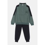 Joyce chlapecká tepláková souprava "HALF-ZIP ACTIVE"/modrá zelená – Hledejceny.cz