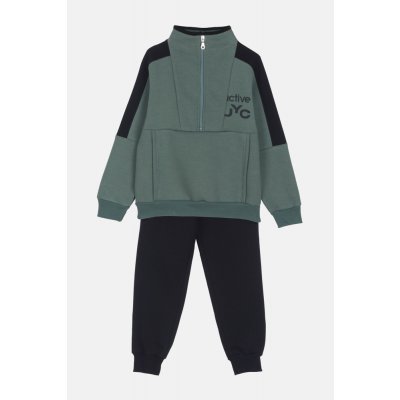 Joyce chlapecká tepláková souprava "HALF-ZIP ACTIVE"/modrá zelená – Hledejceny.cz