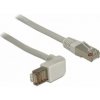 síťový kabel Delock 83514 RJ45 Cat.5e SFTP pravoúhlý / přímý, 0,5m