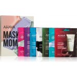 Ahava Mask Moment rozjasňující liftingová maska 8 ml + osvěžující slupovací maska 8 ml + hydratační krémová maska 8 ml + čisticí bahenní maska 8 ml + gelový peeling pro regeneraci a obnovu pleti 8 ml – Hledejceny.cz