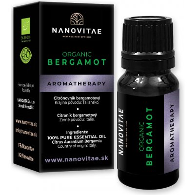 Nanovitae Bergamot esenciální olej Organic quality 10 ml – Hledejceny.cz
