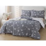 Xpose bavlna povlečení DANDelia DUO na dvě lůžka šedé/bílé 140x200 70x90 – Sleviste.cz