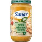 Sunar BIO Zelenina těstoviny kuřecí maso 12m+ 235 g – Zboží Dáma