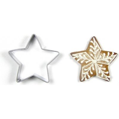 Nerezové vykrajovátko: HVĚZDA 4,2cm - 5-cípá – Hledejceny.cz