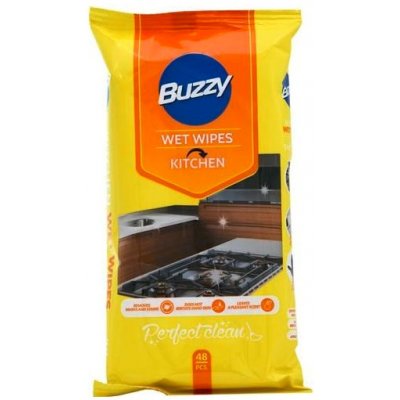 BUZZY UK LTD Buzzy Vlhčené ubrousky pro čištění kuchyně 48 ks – Sleviste.cz