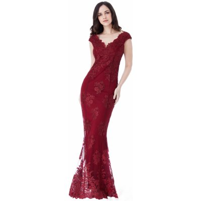 Stephanie Pratt luxusní večerní šaty vínová – Zbozi.Blesk.cz