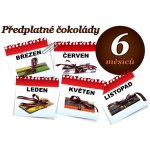 Předplatné čokolády na 6 měsíců, 1 tabulka (hořká i mléčná) – Hledejceny.cz