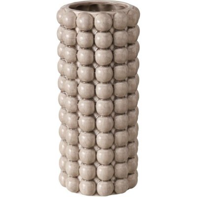 Boltze Home Váza z kameniny MORTEN, 25 cm béžová – Hledejceny.cz