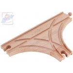 WOODY DŘEVO Kolej výhybka T doplněk k vláčkodráze – Zboží Dáma