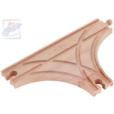 WOODY DŘEVO Kolej výhybka T doplněk k vláčkodráze – Zboží Dáma