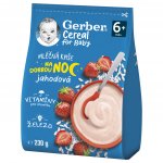 Gerber Cereal for Baby Mléčná kaše na dobrou noc jahodová 230 g – Zboží Dáma