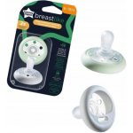 Tommee Tippee Dudlík Breastlike Natural silikon 2ks tyrkysová – Zboží Dáma