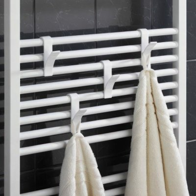 WENKO Závěsný háček na koupelnový radiátor bílý – Hledejceny.cz