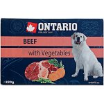 Ontario Adult Dog Beef with vegetable 320 g – Zboží Mobilmania