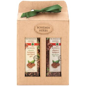 Bohemia Herbs Kofein sprchový gel 250 + šampon 250 ml dárková sada