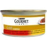 Gourmet Gold cat Casserole Hovězí, Kuřecí v rajčatové omáčce 85 g – Zbozi.Blesk.cz