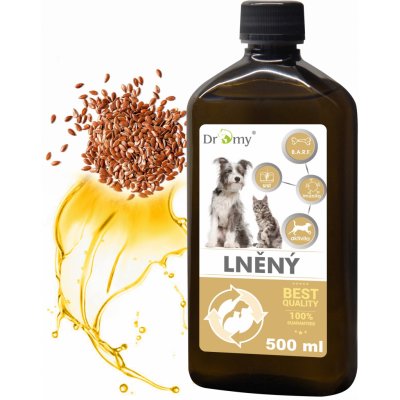 Dromy Lněný olej 1 l – Zboží Dáma
