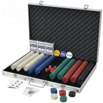 zahrada-XL Poker set s 1000 žetony – Zboží Dáma