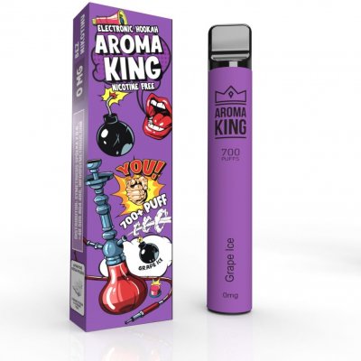 Aroma King Hookah Grape Ice 0 mg 700 potáhnutí – Zboží Dáma