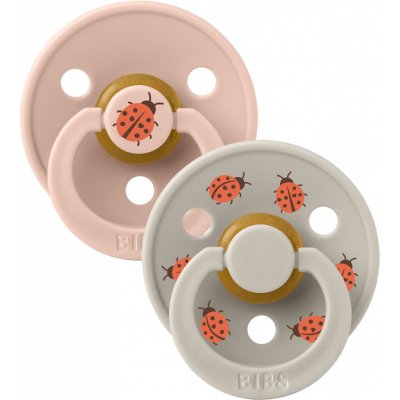 Bibs Colour Ladybug dudlíky kaučuk 2 ks Blush mix – Hledejceny.cz