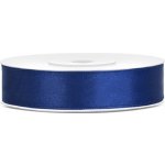 Stuha saténová NAVY BLUE, 12 mm x 25 m – Zboží Mobilmania