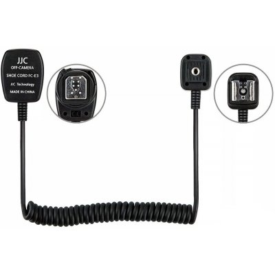 JJC FC-E3 TTL kabel pro patici mimo fotoaparát Canon náhrada Canon OC-E3E2 – Hledejceny.cz
