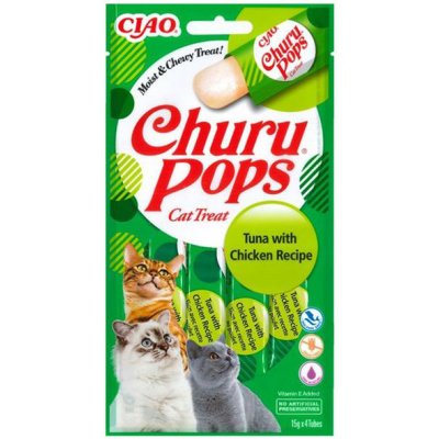 Inaba Churu Cat Pops Tuna with Chicken 4 x 15 g