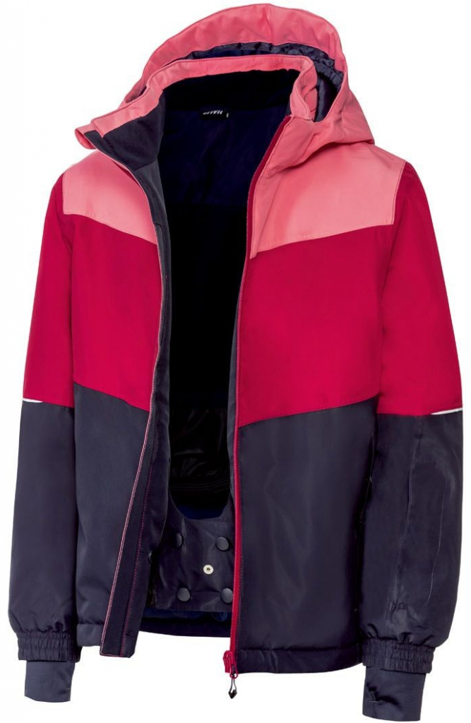 CRIVIT® Dívčí lyžařská bunda navy modrá/pink/světle růžová od 399 Kč -  Heureka.cz