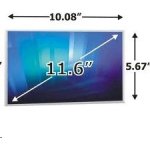 LCD displej-panel 11,6" WXGA 1366x768 HD tenký mat – Sleviste.cz