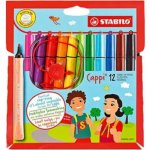 Stabilo 168-12-4 Cappi vláknový fix s kroužkem na víčka 12 ks – Zboží Živě