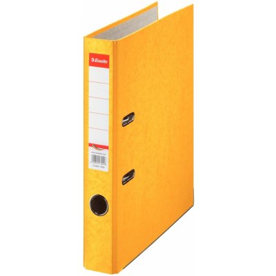Esselte Pákový pořadač - A4, kartonový, hřbet 5 cm, žlutý – Zboží Mobilmania