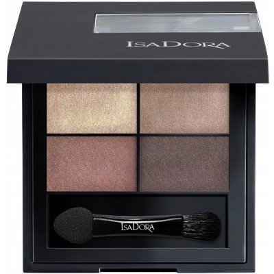 IsaDora Eye Shadow Quartet paletka očních stínů 10 Boho Browns 3,5 g – Zboží Dáma