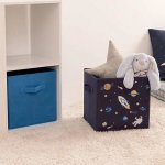 Atmosphera for Kids boxy Vesmír 2 ks modré 29x29x29 cm – Zboží Dáma