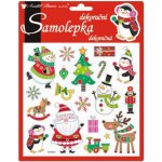 Anděl Samolepky veselé vánoční prostorové 18x17 cm – Zbozi.Blesk.cz