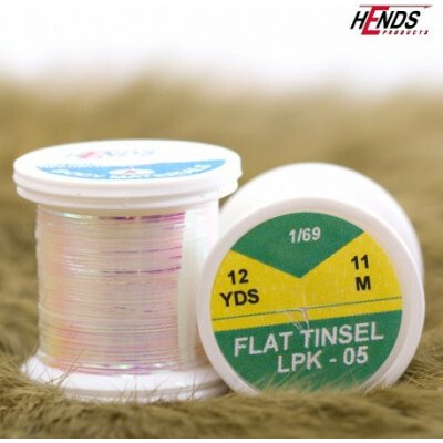 Hends HE FLAT TINSEL - PERLEŤOVÁ BÍLÁ SE ZELENÝM EFEKTEM – Hledejceny.cz