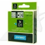 Originální páska do tiskárny Dymo štítků, Dymo, 40913/41913, S0720680, černý tisk/bílý podklad, 7m, 9mm, D1 – Zboží Živě