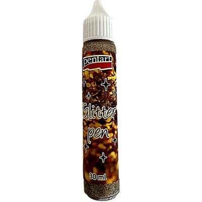 Pentart glitter pen 30 ml zlato – Sleviste.cz