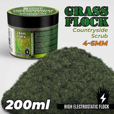 Green Stuff World Static Grass Flock 4-6mm Countryside Scrub 200 ml – Hledejceny.cz