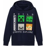 Minecraft chlapecká mikina navy modrá – Sleviste.cz